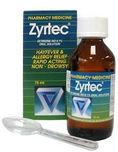 Allergies Hayfever: ZYRTEC Allergy & Hayfever Rel. 75ml