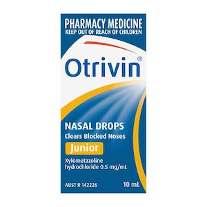 Allergy Hayfever: Otrivin JUNIOR Nasal Drops 10ml