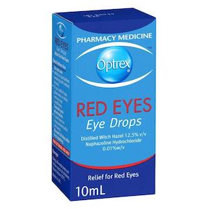 Allergy Hayfever: OPTREX Red Eyes Drops 10ml