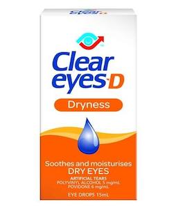Allergy Hayfever: Clear Eyes-D Dryness Drops 15 ml