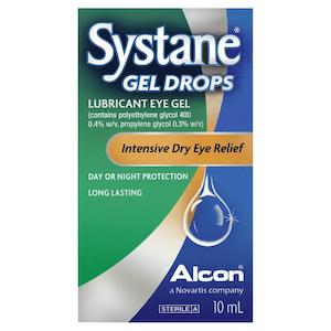 Allergy Hayfever: Systane Gel Drops 10ml