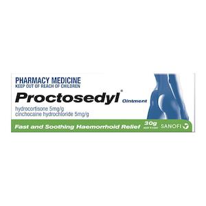 Anti Itch: PROCTOSEDYL Ointment 30g