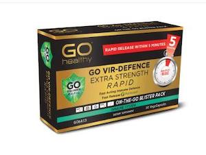 Anti Viral Complex: GO Healthy Vir-Defence Rapid Release 30 Capsules