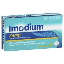 Antidiarrheal: Imodium Zapid Tablets 12 [limited to 5 per order]