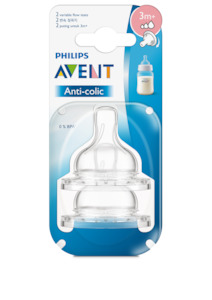Baby Colic Reflux: Philips Avent Anti-Colic Variable Flow Teats 2 Pack