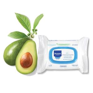 Baby Hair Body Wash: Mustela Facial Cleansing Wipes