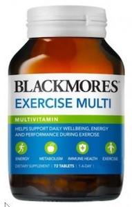 Blackmores: Blackmores Exercise Multi Tablets 72