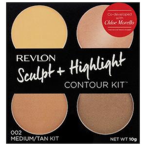 Blush Contouring: REVLON Sculpt & Highlight Contour Kit™ Medium/Tan