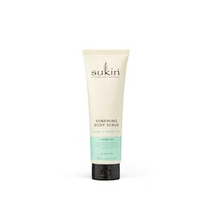 Body Care: Sukin Renewing Body Scrub Jojoba & Green Tea 200ml