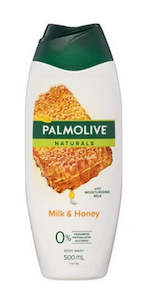 Body Cleansers Scrubs: Palmolive Naturals Milk & Honey Body Wash with Moisturising Milk 500ml
