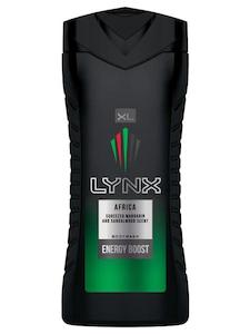 Body Cleansers Scrubs: LYNX XL Shower Gel Africa 400ml