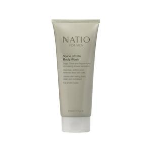 Body Cleansers Scrubs: Natio for Men Spice Of Life Body Wash 210ml