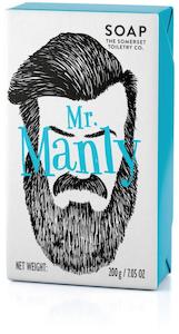 Body Cleansers Scrubs: MR BEARD Mr Manly Soap Bar 200g