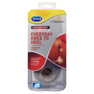 Body Hands Feet: SCHOLL In-Balance Everyday Knee to Heel Orthotic Insole Large