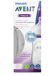 Bottles Teats: Philips Avent Natural Glass Bottle 240ml