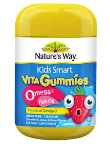 Nature's Way Kids Smart Vita Gummies Omega Fish 60s