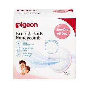 Breast Care: Pigeon Breast Pads Honeycomb 36 Pack