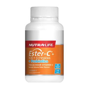 Echinacea: Nutra-Life Ester C Echinacea & Probiotic Chew 60 tablets