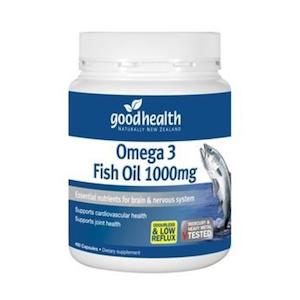 Good Health Omega-3 Fish Oil 1000mg Capsules 400