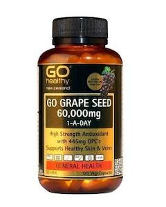 GO Healthy GO Grape Seed 60,000mg Capsules 120