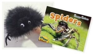 ‘CREEPY CRITTERS’ SPIDERS BOOK & PUPPET: A hugely informative nature book! S&hellip;
