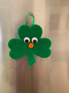 Products: Handcrafted Saint Patrick's Day Shamrock Badge plus optional CD
