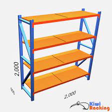Products: 300kg shelving 2 x 2 x .6 – Triple Bay / 600mmD