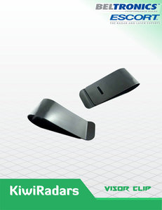 Sun Visor Clip Beltronics Escort Radars Kiwi Radars