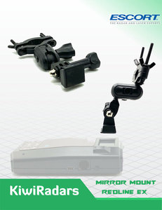 EZ Mag Rear View Mirror Mount Escort Radars - Kiwi Radars