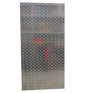 Products: Aluminium checker plate 1220 mm x 2440 mm
