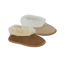 Sheepskin Slippers: Sheepskin Slippers - Flexi Sole Booties