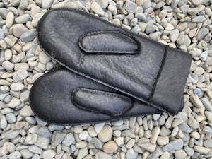Lambskin mittens