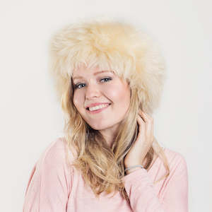 cap: Natasha Sheepskin Hat
