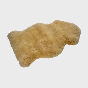 XL Natural Baby Sheepskin Rug