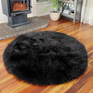 Circular Sheepskin Rug