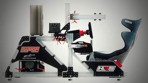Racing Simulator Cockpit: Hybrid Racing Simulations P2Z-Pro GT Turn-Key Simulator with Motion
