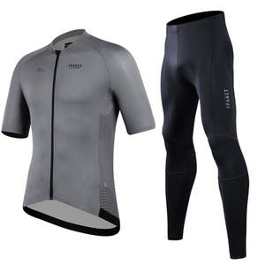 SPAKCT Men Cycling Jersey Pants Set Summer Gel Pad Breathable Ropa Ciclismo