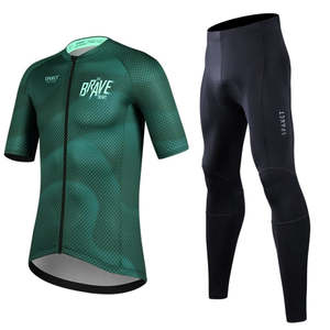 SPAKCT Men Cycling Jersey Pants Set Summer Gel Pad Breathable Ropa Ciclismo