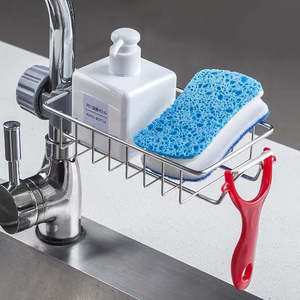 Kitchen Stainless Steel Sink Drain Rack Sponge Storage Faucet Holder Soap Draine&hellip;