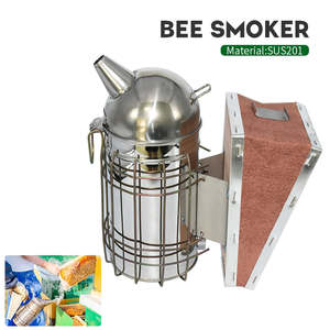 Stainless Steel Hive Box Tool Supplies For Beehive Bee Manual Smoke Maker