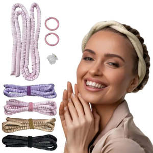 Heatless Curling Rod Headband Soft Hair Curlers No Heat Hair Rollers Lazy Silk C&hellip;