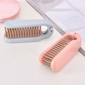 Health Beauty: Portable Travel Foldable Hair Comb Portable Detangling Hair Brush Anti Static Head Massager Combs Hair Styling Hairdressing Tool