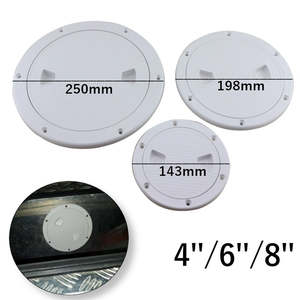 4" 6" 8" ABS Plastic Round Hatch Cover Deck Plate Non Slip Deck Inspection Plate&hellip;