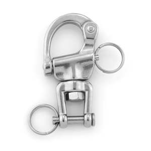 1pc Stainless Steel 316 Swivel Snap Shackle Ring Rotary Spring Hook 70MM Marine &hellip;