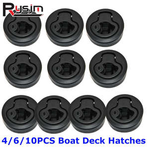 Motors: Marine Yacht accessories Door Cabinet Boat Round Flush Pull Slam Latch Mount Latch Lift With Keys 10pcs/6pcs/4pcs