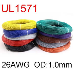 5M UL1571 26AWG PVC Electronic Wire OD 1mm Flexible Cable Insulated Tin-plated C&hellip;