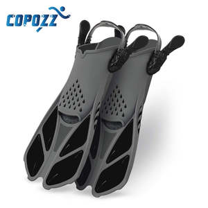 Swimwear: Adjustable Swimming Fins Snorkel Foot Flippers Diving Fins Beginner