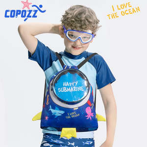 Swimwear: COPOZZ Child Backpack Sports Bags Kids Boys Girls Swimming Backpack