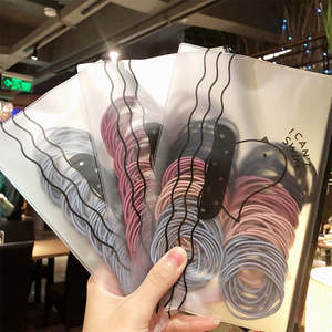 50/100PCS Basic Gum For Hair Ponytail Holder Elastic Hair Bands