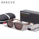 BARCUR Square Sunglasses Bamboo Women Brown Wood Sun glasses Men Polarized Vinta&hellip;